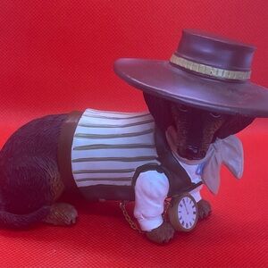 Spurs 'N Fur, Cowboy Dog Figurine Dachshund Clever Maverick Western Hamilton